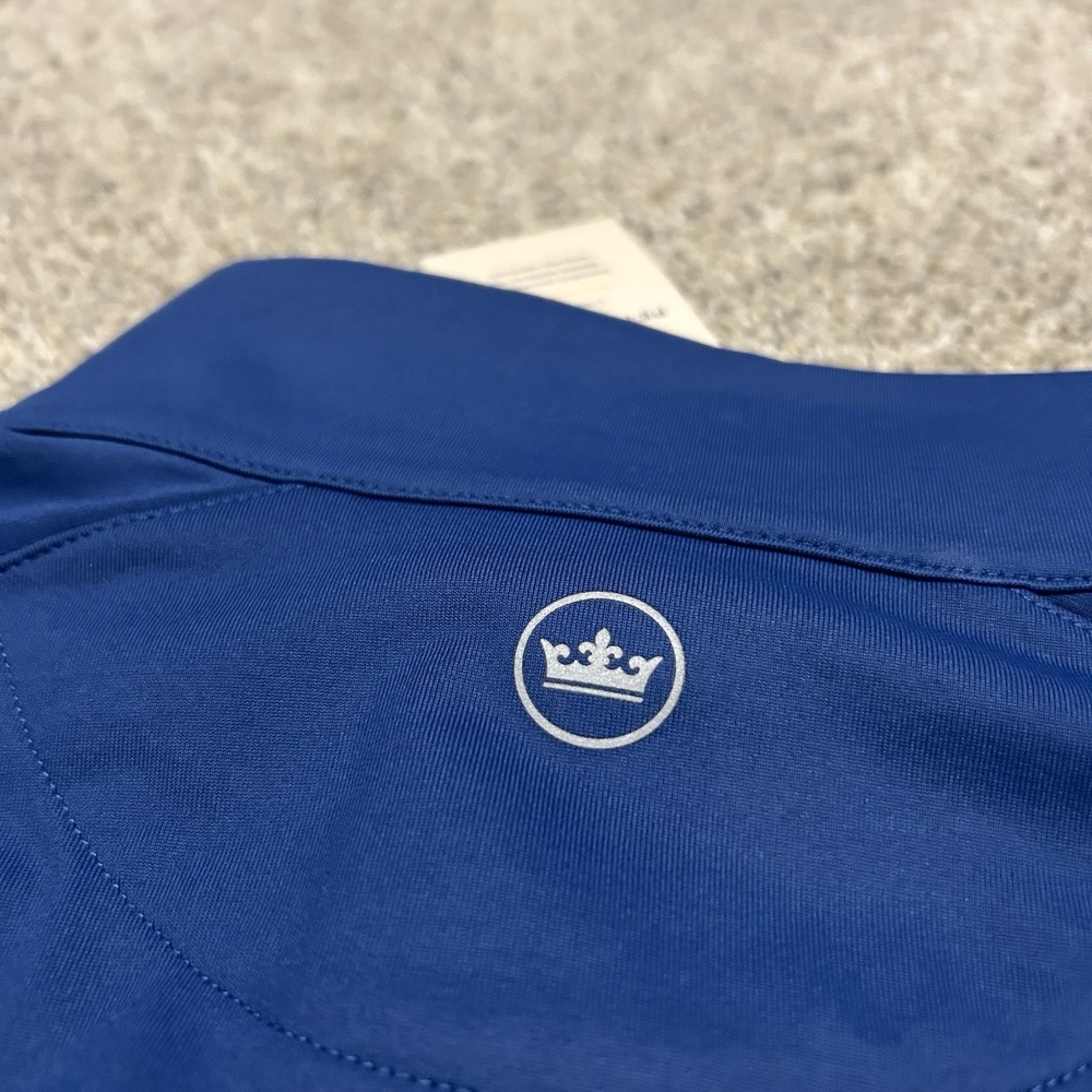 Peter Millar Forge Performance Quarter-Zip Blue P… - image 12